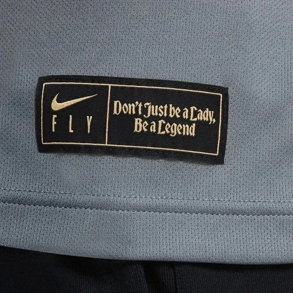 Nike Gray Dri FIT Swoosh Fly Basketball Jersey NEW Size XXL Womens DC7907-065 - Picture 3 of 4